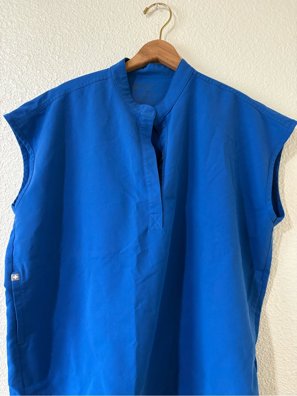 Figs Blue Rafaela Scrub Top